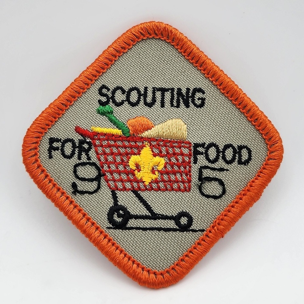 BOY SCOUTS OF AMERICA‎ SCOUTING FOR FOOD PATCH 1995 1996?